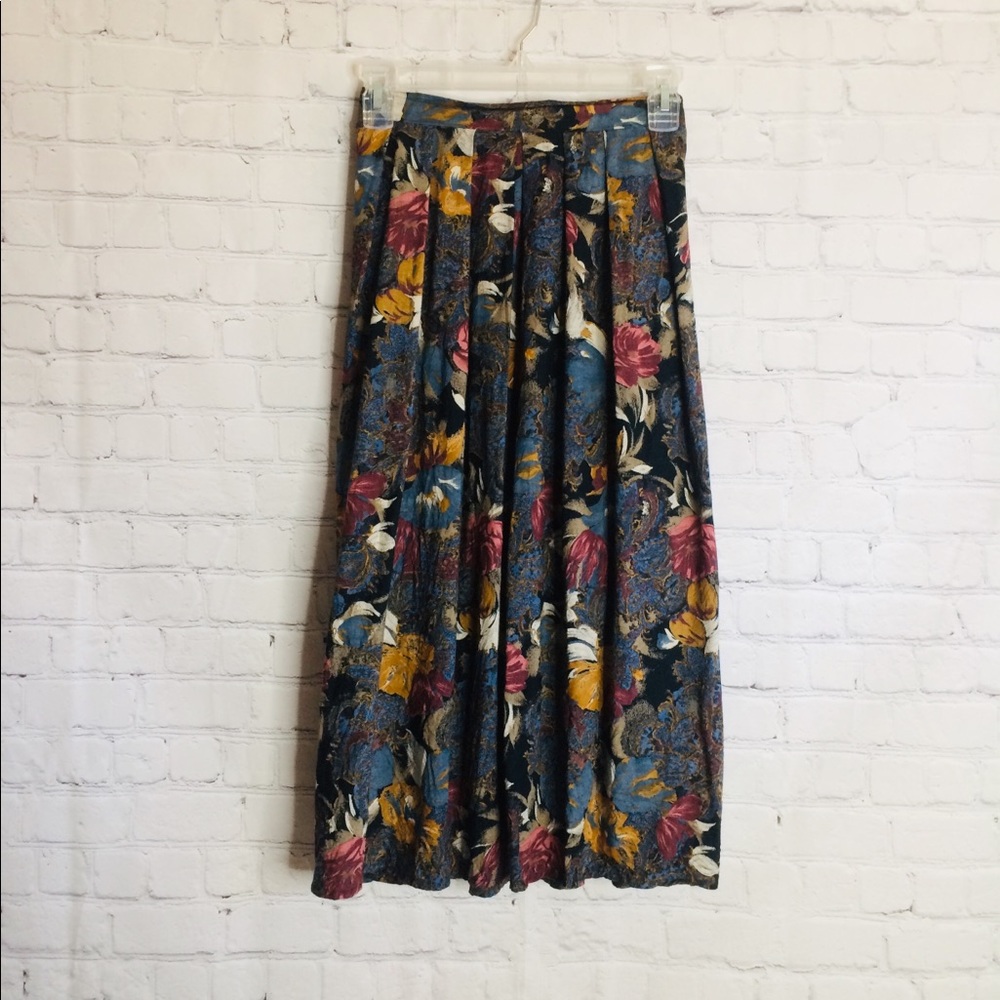 St Michael vintage floral skirts